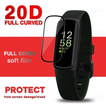 20D מגן מסך עבור מכשיר ה Fitbit השראה 3 2 HR כיסוי מלא סרט מגן השראה 3 2022 שעון חכם אביזרים (לא זכוכית)