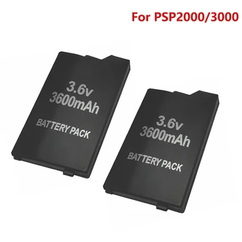 2Pcs סוללה עבור Sony PSP2000 PSP3000 PSP 2000 PSP 3000 שלטי משחק פלייסטיישן נייד בקר 3600mAh חדש Replacment סוללות