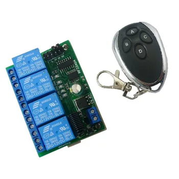 433M 4CH רולינג קוד Keeloq Controler HCS301 שליטה מרחוק Keyfob לוח משדר על הדלת מנוע במוסך