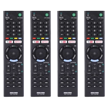 4X שליטה מרחוק RMT-TX300P עבור SONY TV RMT-TX300B RMT-TX300U עם Youtube/נטפליקס