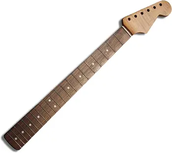 Batking 21 סריגים מייפל הצוואר גיטרה עם פסים של נמר, רוזווד Fretboard סנט סגנון גיטרה החלפת חלקים