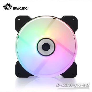 Bykski 5V א-RGB אור מאוורר / 1500RPM / 64.8 CFM / תיק למחשב 12cm Fan מים הפרשות רדיאטור הידראולית הנושאת אילם עבור 120 מ 