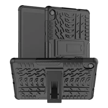 Case For Lenovo Tab M8 HD TB-8505F 8.0 שריון מקרה TPU+מחשב Shockproof לעמוד לכסות Coque עבור Lenovo Tab M8 דור 3 TB-8506