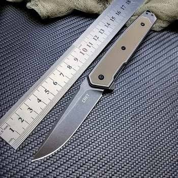 CRKT 7091 3802K קמפינג סכין הישרדות חיצונית אולר עם קליפ נירוסטה הגנה עצמית, ציוד כלים, אולר