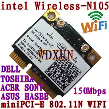 Intel Centrino Wireless-N 105 105BNHMW IEEE 802.11 n Mini PCI Express מתאם Wi-Fi 802.11 b/g/n 150 Mbps