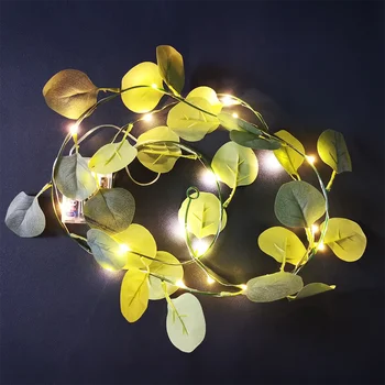 LED 3*סוללת AA תיבת גרלנד סימולציה עלה אור מחרוזת תוספות בסגנון וחיצוניות חג המולד גן אור דקורטיבי