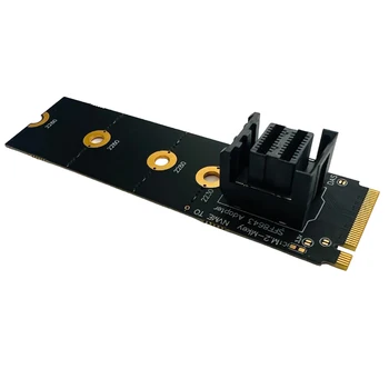 M. 2 מ ' -מפתח SFF-8643 U. 2 כרטיס מתאם PCI-E פרוטוקול ממיר כרטיס 2.5 אינץ NVME 2230 2280 SSD למחשב שולחן העבודה Mainboard