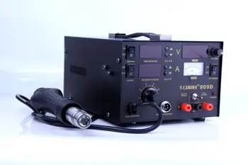Saike 909D אקדח חום Desoldering תחנת כוח Multi-פונקציה 3 ב-1 טמפרטורה קבועה מלחם עמדת הלחמה