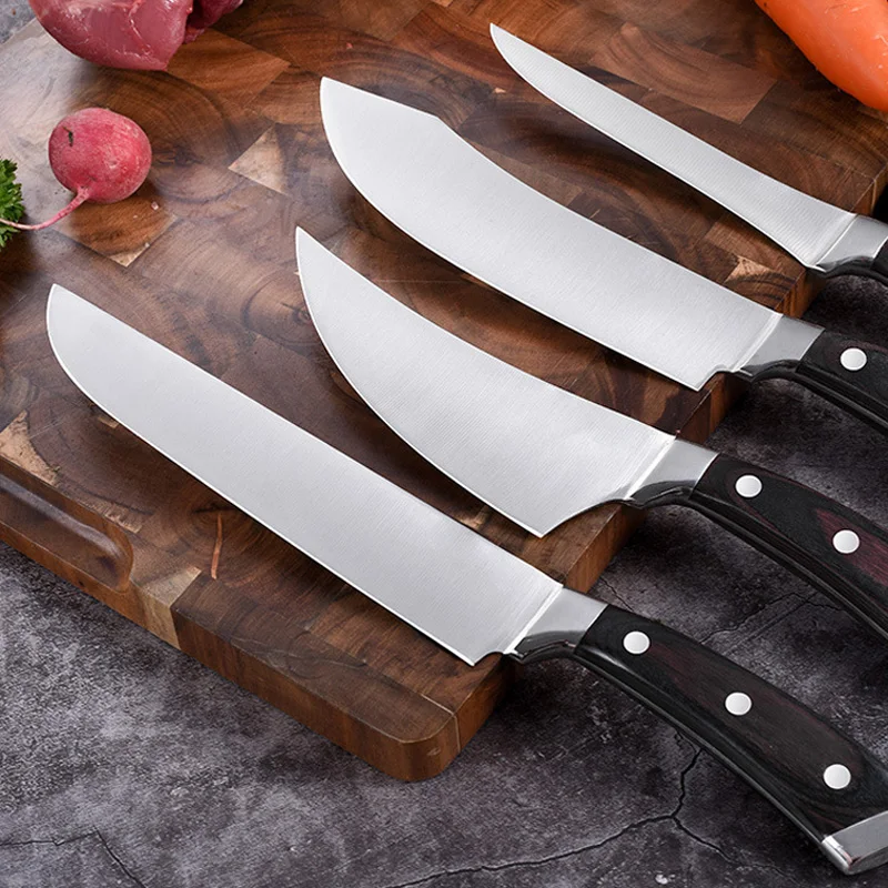 ליאנג דה מקצועי דופק את סכיני השחיטה מיוחד לשחוט כבש בקר דימום סכין ללעוג עצם ובשר הסכין