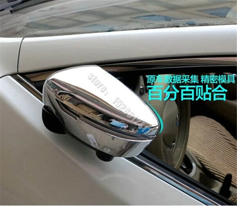 על Nissan JUKE 2016~2019 ABS דלת כרום המראה בצד לכסות לקצץ אחורית קאפ כיסוי דפוס קישוט