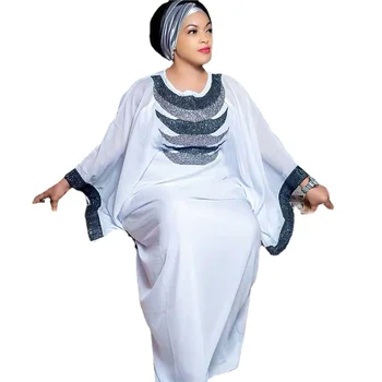 אפריקה שמלות לנשים Boubou הספר למורשת אפריקאית פאטאל יהלומים דאשיקי בגדים שרוול ארוך אנקרה שמלת מסיבת המוסלמים אופנה Abaya