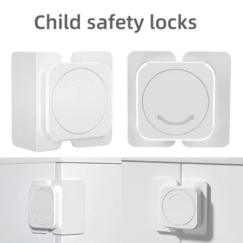 ילדים בטיחות מנעולים מנעול דלת המקרר Multi-פונקציה התינוק נגד לחיצת-יד הבית דלת הארון מגירה מגן אבטחה