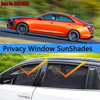 לצד השמש גוון הצללה הגנה חלון שמשיות Sunshield רכב אוטומטי Accseeories על קדילאק CT4 2020 2021 2022 2023