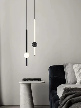 נורדי LED אורות תליון מודרני תלויות מנורות השינה תאורה במטבח חדר האוכל גוף תאורה בעיצוב בית אורות