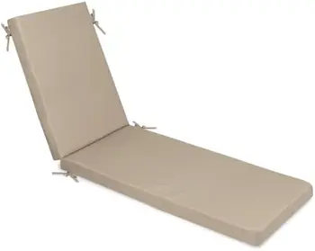 קצף זיכרון חיצוני כורסא בכיסא כרית, עם עמיד, רחיץ, כיסוי, בצבע בז', 73x20x2.5