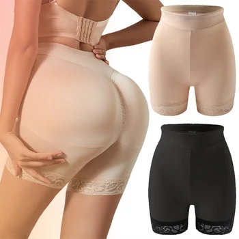 תחת מרים נשים מכנסיים קצרים Shapewear Colombianas הגוף מגבש את המכנסיים אפרסק הישבן בתוספת גודל גבוה המותניים מעצב.